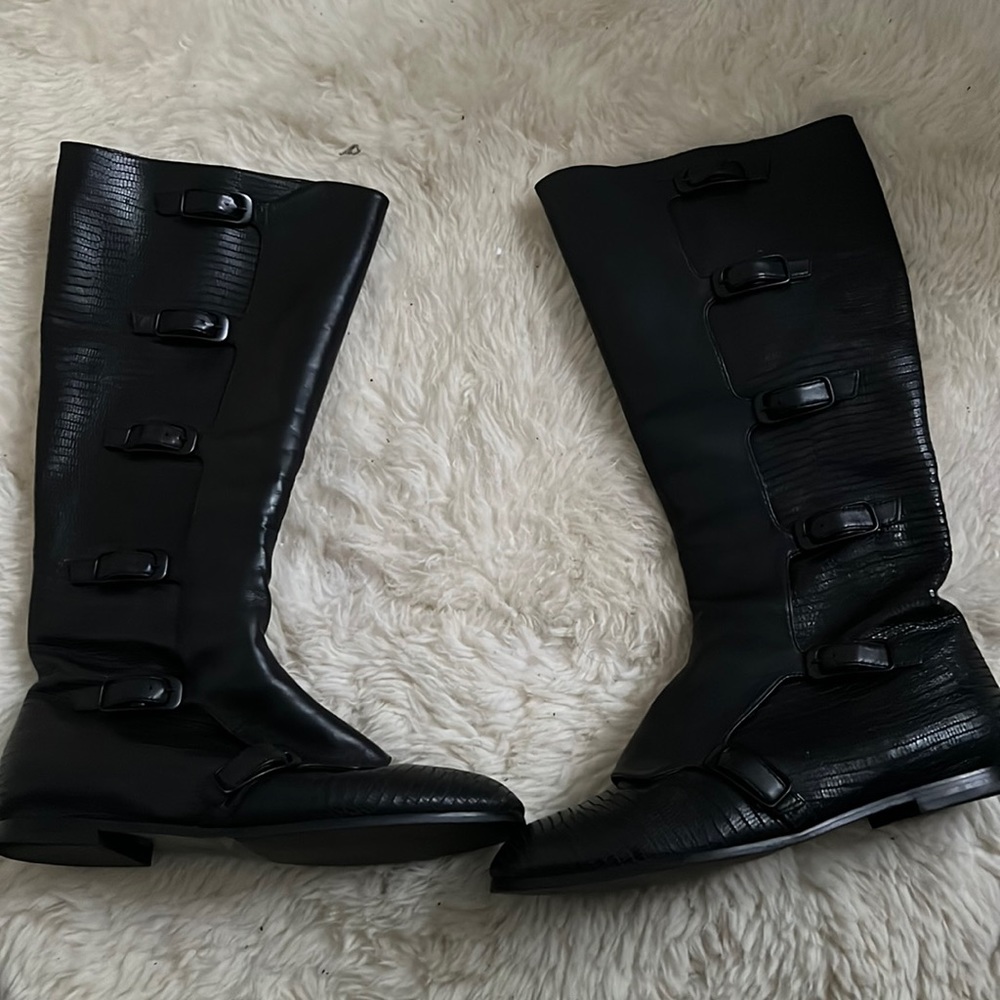 Maria Sharpova Over the knee side buckle boots size 8 1/2 B